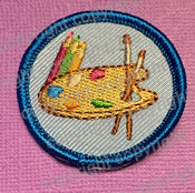 Art and Drawing 1.5 inches round)