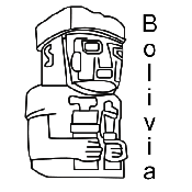 Country Rubber Stamps - South America
