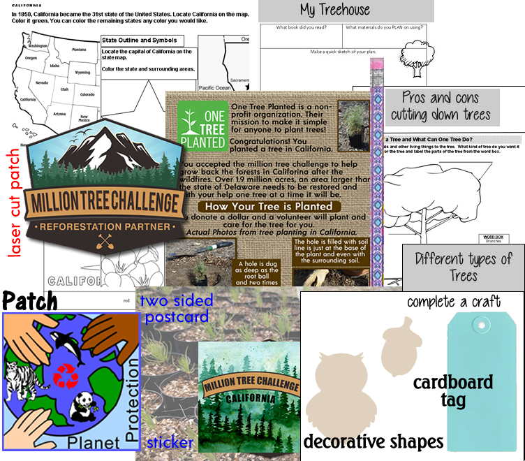 Earn "Trees" Cadette Badge - Million Tree Project