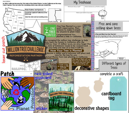 Earn "Trees" Cadette Badge - Million Tree Project