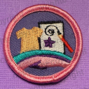 Fashion-designing or creating (1.5 inch patch)