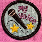 my voice (1.5 inch patch)