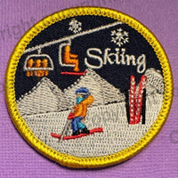 SKIING patch