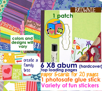 Scrapbook Kit ( DAISY-BR-JR-CAD-SEN-AMB earn badges)