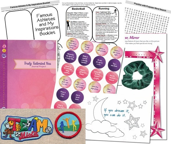 Exercise Goals Kit - Juniors earn the PRACTICE WITH PURPOSE badge