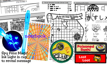 Get a Clue Kit - Juniors earn DETECTIVE badge (2 options)