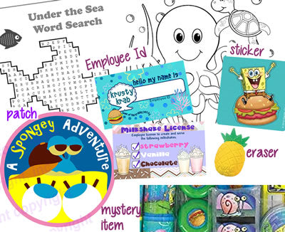 Spongey Adventure Kit (Spongebob Inspired)