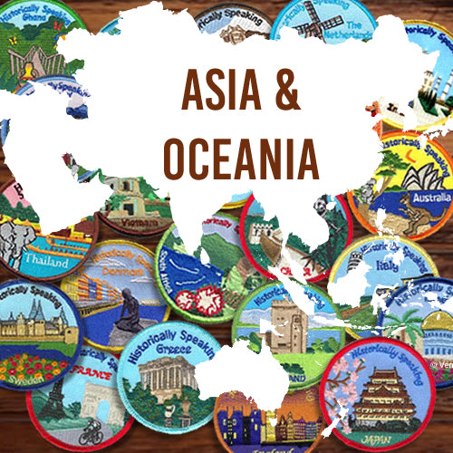 Country Patches - Asia & Oceania