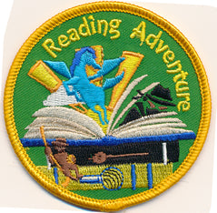 Reading Adventure Patch (Free Bookmarks & Record Sheet)