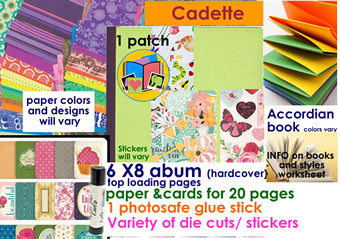 Scrapbook Kit ( DAISY-BR-JR-CAD-SEN-AMB earn badges)