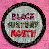 Black history month (1.5 inches round)