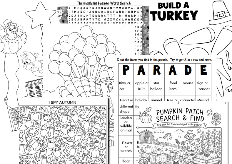 Thanksgiving Parade 100 year Celebration (metallic threads and iron on)