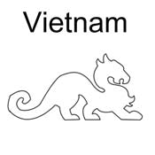 Country Rubber Stamps - Asia & Oceania