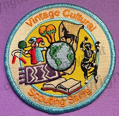 VINTAGE SCOUTING SKILLS PATCHES