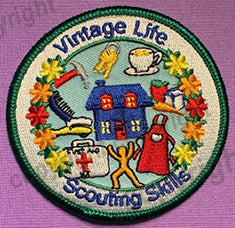 VINTAGE SCOUTING SKILLS PATCHES