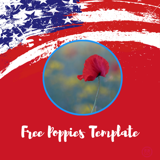 FREE Poppies Template