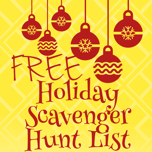 FREE Holiday Scavenger Hunt List