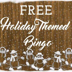 FREE Holiday Themed Bingo