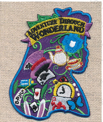 Adventures in Wonderland (laser cut patch)