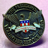 Presidents Award Pin-complete community service
