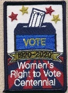 Women's Right to Vote Centennial Patch