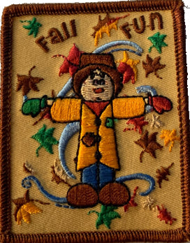 Fall Fun Patch (scarecrow and leaves)