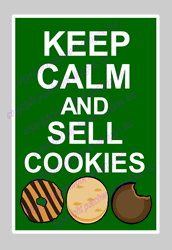 Keep Calm & Sell Cookies Patch