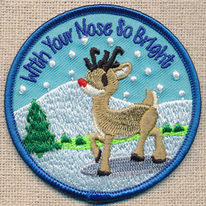 Reindeer Patch (Rudolph inspired)