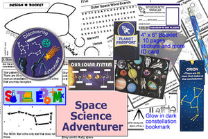 Space Kit - Brownies earn the SPACE SCIENCE ADVENTURER badge