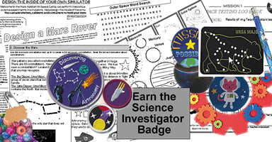 Space Kit - Juniors Earn Space Science Investigator Badge