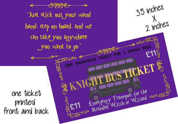 Knight Bus Ticket