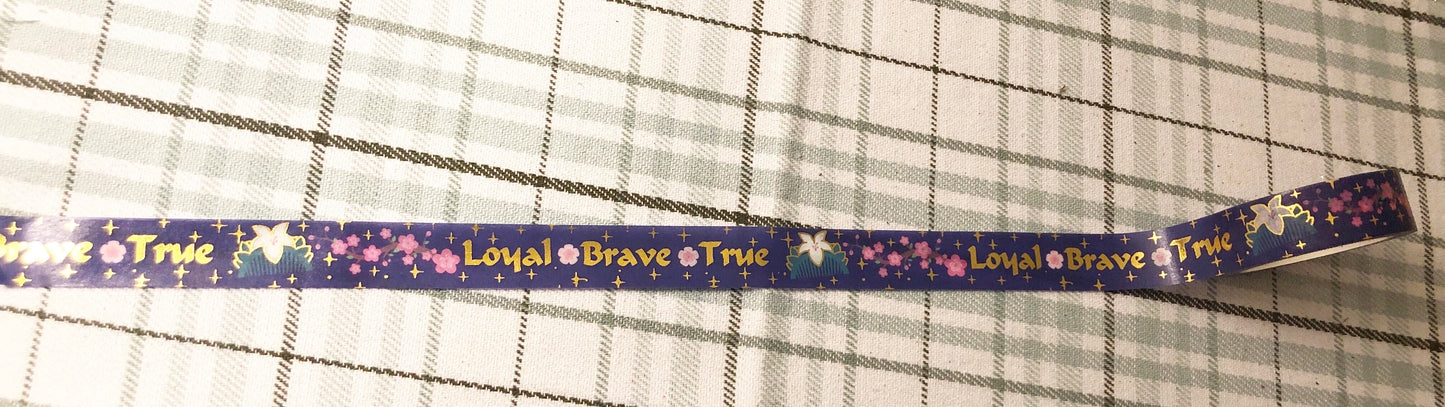 Loyal, Brave, True (Mulan Inspired) Washi